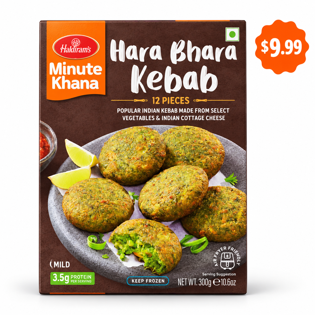 Haldiram's Hara Bhara Kebab 300g (12 Pieces)