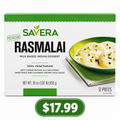 Savera Pistachio Rasmalai 850g (12 Pieces)