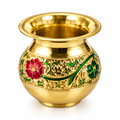 Brass Meenakari Lota - Enhanced