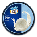Vadilal Quick Treat Malai Kulfi lid labelled No Nuts, top view