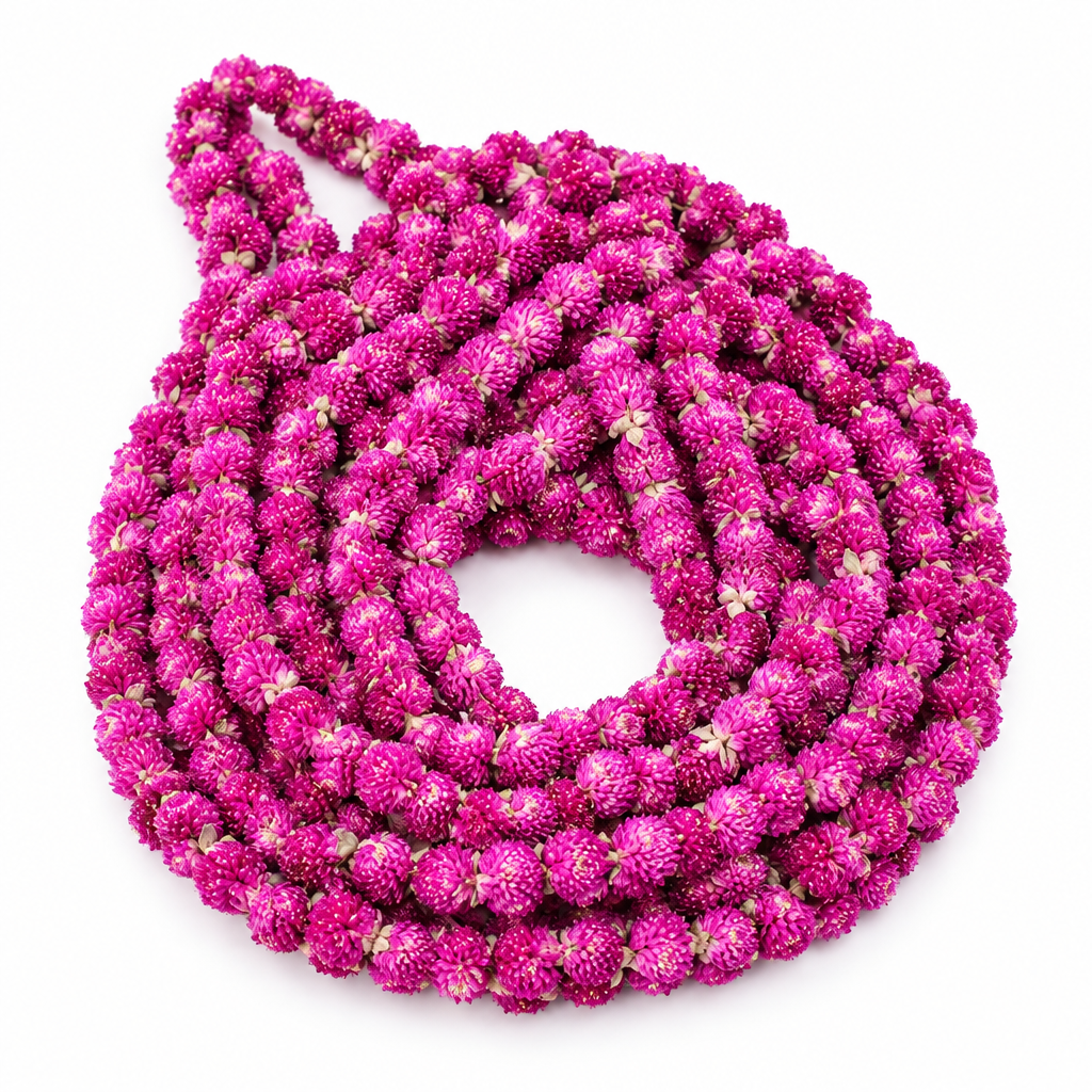 Makhamali Mala – Traditional Flower Garland for Bhaitika 1 Pc
