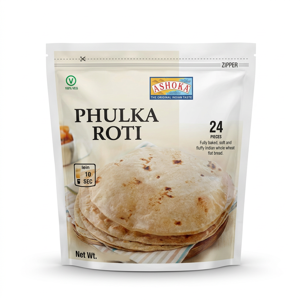 Ashoka Phulka Roti 24 pieces pack