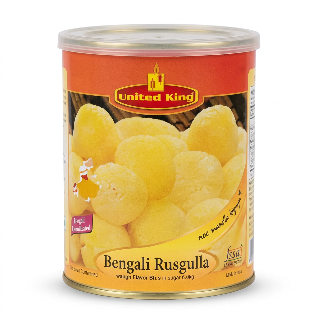 United King Bengali Rasgulla tin