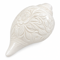 Large Shankh for Puja – Engraved White Conch Shell (6" x 3" x 3")