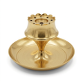 Brass Solid Incense Holder – 4 Inch Diameter