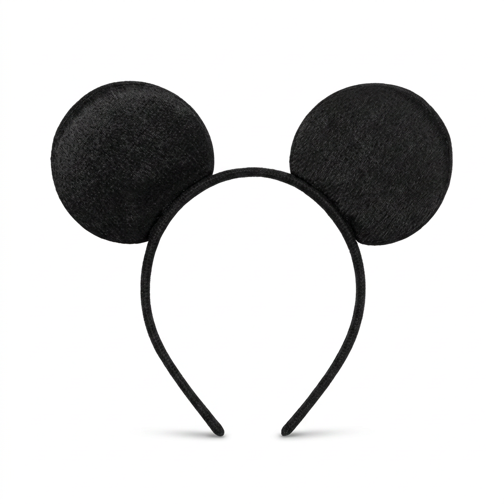 Mouse Ears Like Mickey Ears in black Color