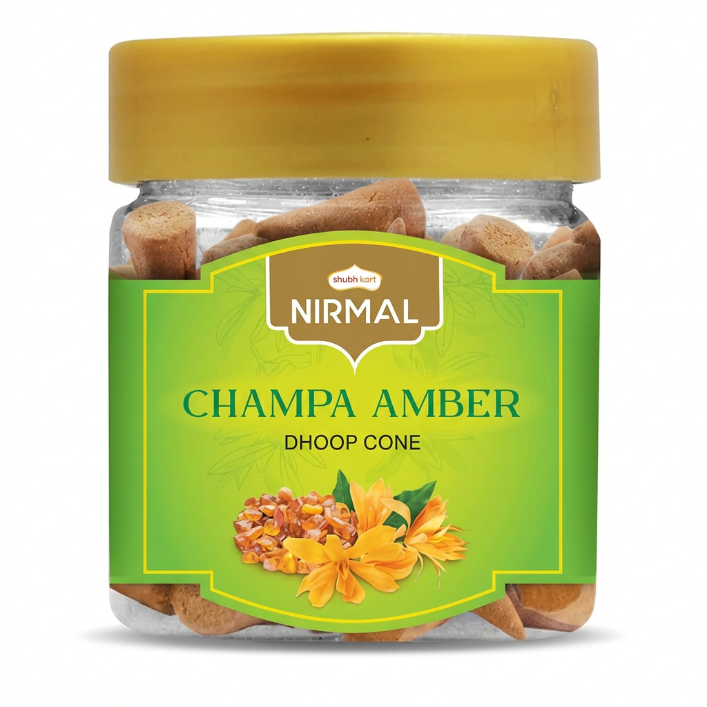 Nirmal Champa Amber Dhoop 60 Cones