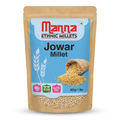 Jowar Millet retail pouch on a white background