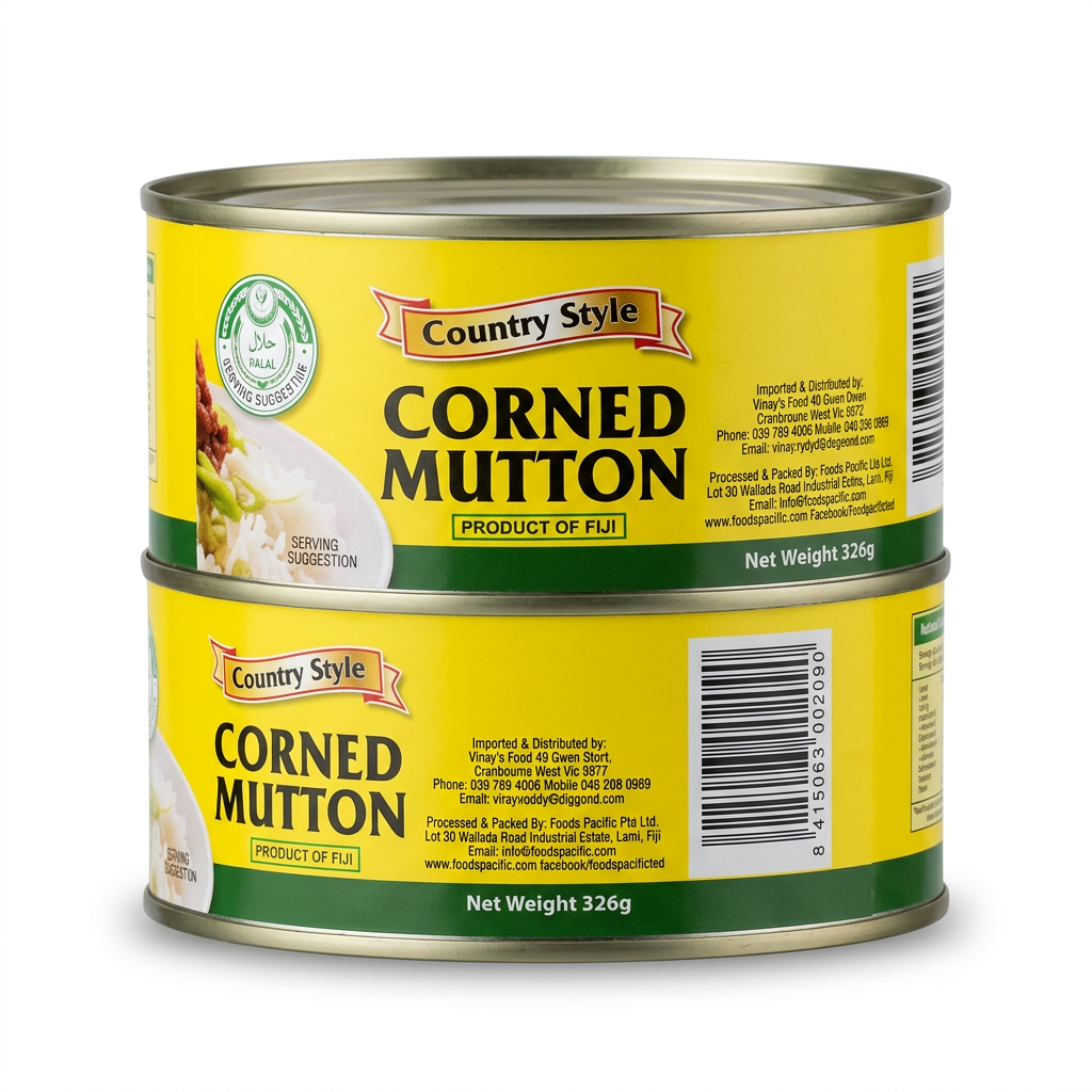 Country Style Corned Mutton 326g per piece