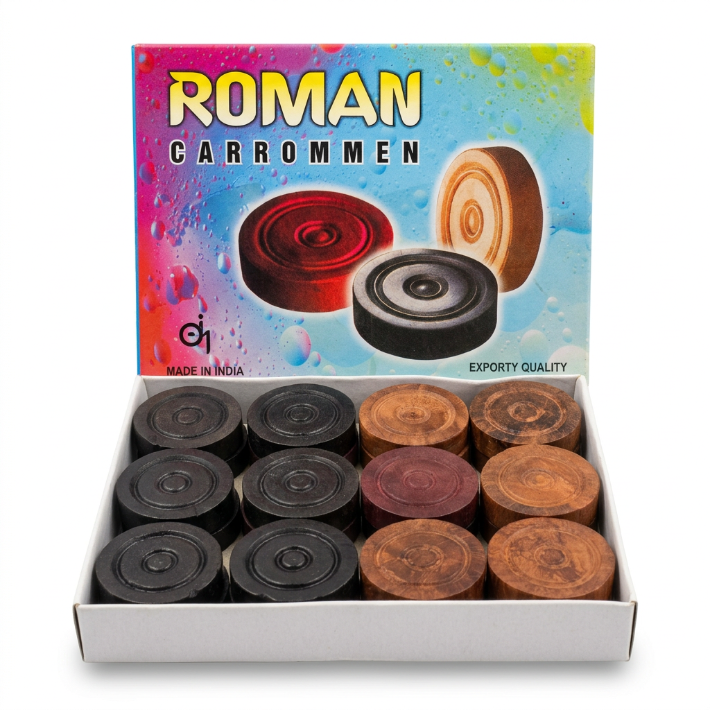 Roman Carrom Men Coins Set