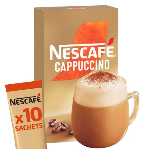 Cappuccino Coffee Sachets 10 Packs Nescafé