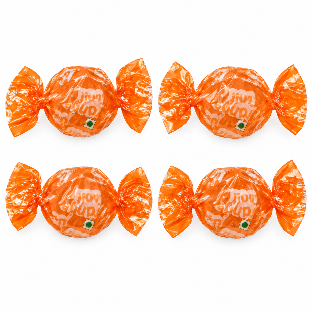 Orange Ball Original Orange Candy – 4 Pieces