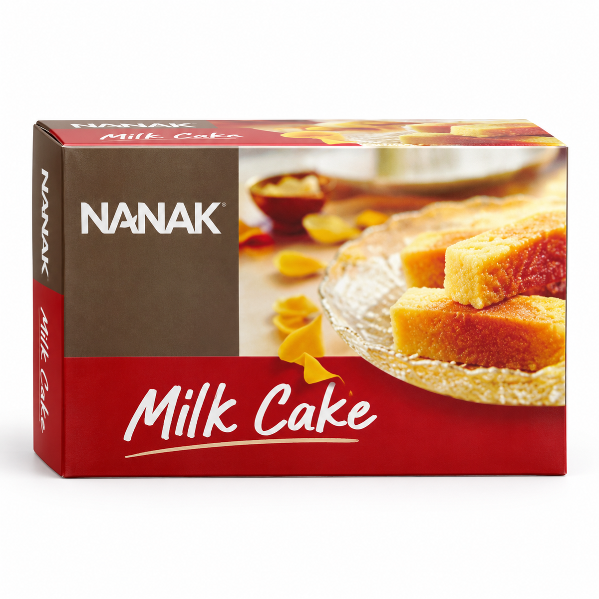 Milk Cake 400g Nanak — AI-refined from supplied freezer photo; packaging details may vary