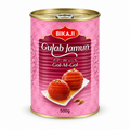 Bikaji Gulab Jamun 500g Tin — AI-refined from supplied shelf photo; packaging details may vary