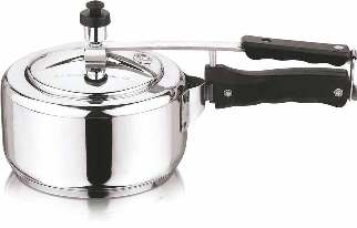 VINOD INNER LID STEEL PRESSURE COOKER