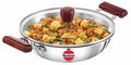 HAWKINS S/STEEL TRIPLY DEEP FRY PAN W G/LID