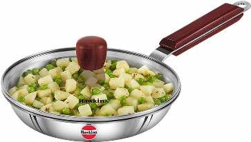 HAWKINS TRIPLY S/STEEL FRYING PAN G/LID