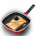 HAWKINS N/STICK DIE CAST GRILL PAN G/ LID