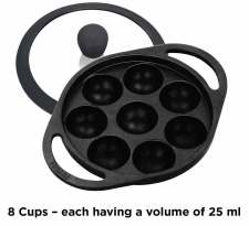 HAWKINS CAST IRON APPE PAN 16CM W G/ LID