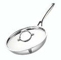 VINOD S/STEEL SMART TRIPLY FRYPAN S/ STEEL LID