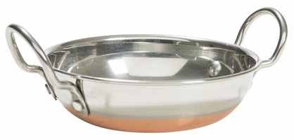 KADAHI WITH COPPER BASE