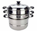 S/STEEL STEAMER 3 TIER