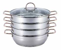 FALKEN 4 TIER STEAMER - HEAVY BASE