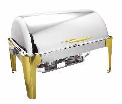ROUND ROLL - TOP CHAFING DISH 9L