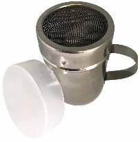 CHOCOLATE SHAKER WITH HANDLE