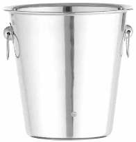 WINE BUCKET 22CM RING HANDLES