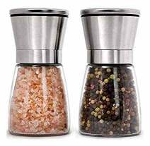 GLASS SALT / PEPPER GRINDER 1PC