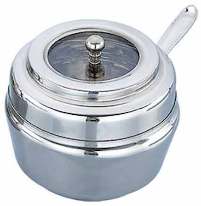 GHEE POT - SEE THRU LID