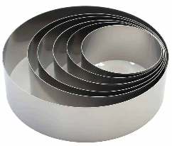 6PC ROUND CAKE MOULD SET (6 TO 12CMS)
