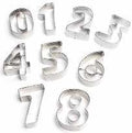 NUMBER COOKIE CUTTER 9PC SET