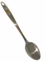 COPPER PLATED SERVING SPOON