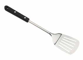 SLOTTED TURNER WITH BLACK HANDLE
