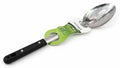 SLOTTED SPOON WITH BLACK HANDLE 39CM