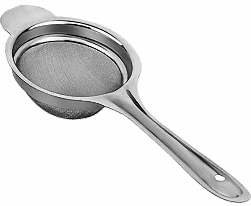 TEA STRAINER FLAT HANDLE NO.3 10CM