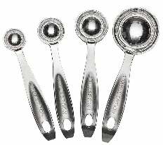 Stainless Steel MEASURING SPOON 4PC SET