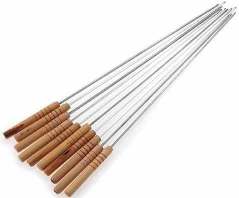 12PC BBQ SKEWERS 40CM