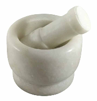 MORTAR N PESTLE WHITE