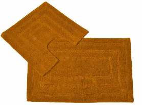 SPA COLLECTION 2PC BATH MATS 100% COTTON