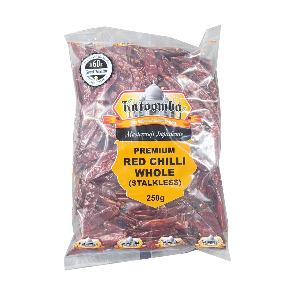 Katoomba Premium Stemless Whole Red Chilli 250g
