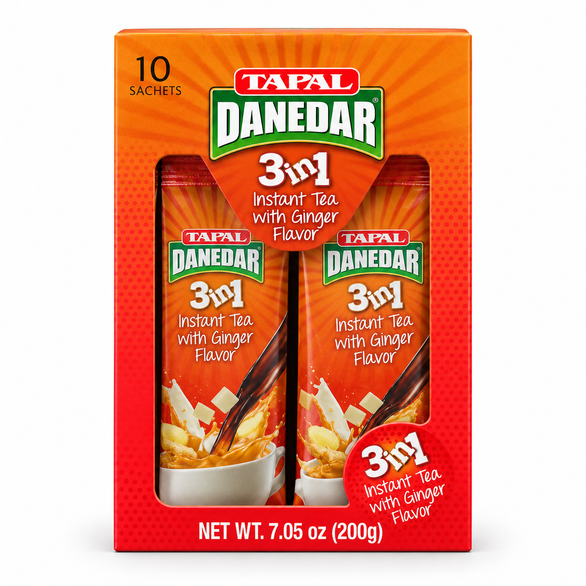 Tapal Danedar 3-in-1 Instant Tea Ginger 200g
