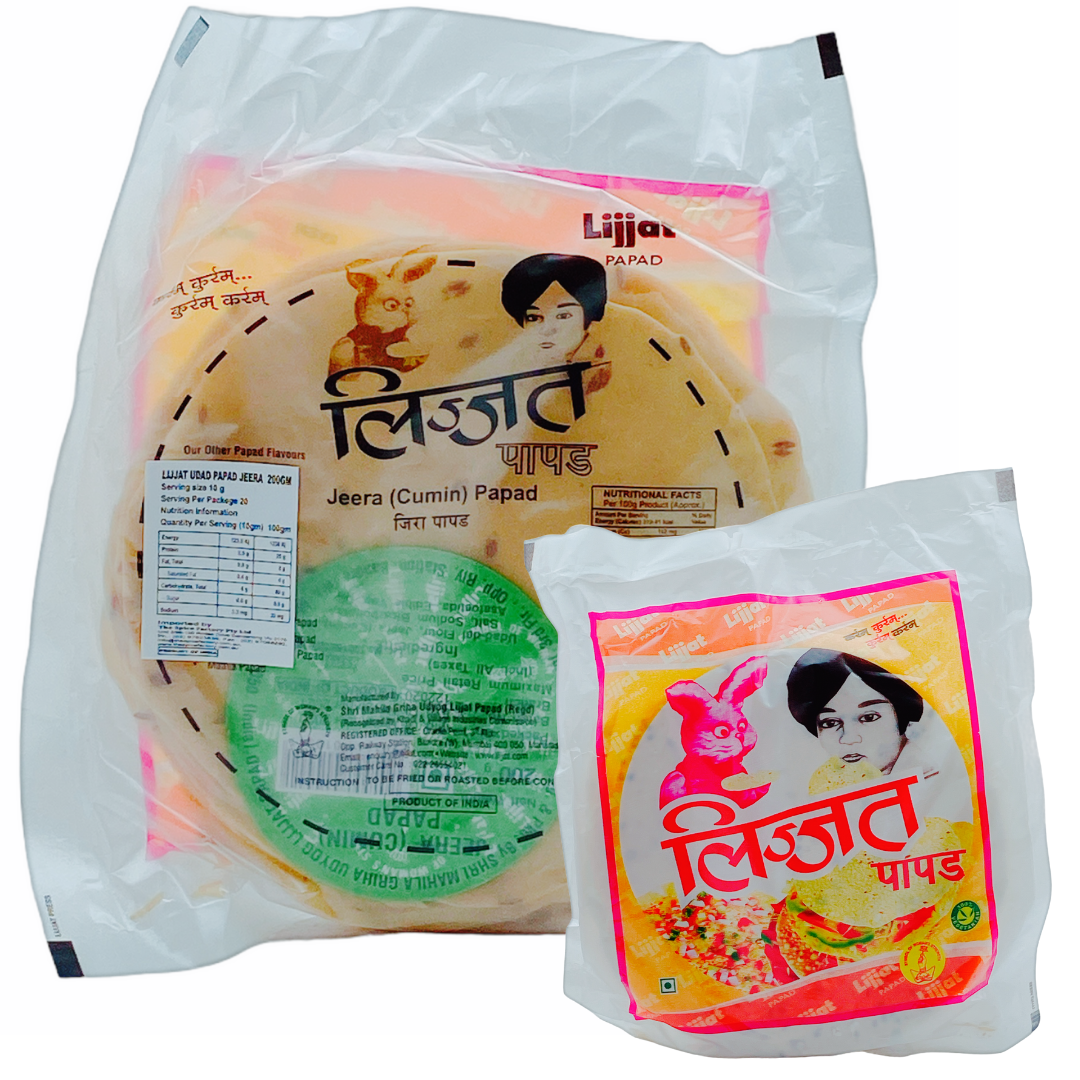 PAPAD CUMIN LIZZAT 200G