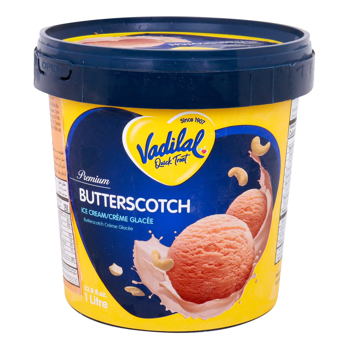 Vadilal Butterscotch Ice Cream 1L