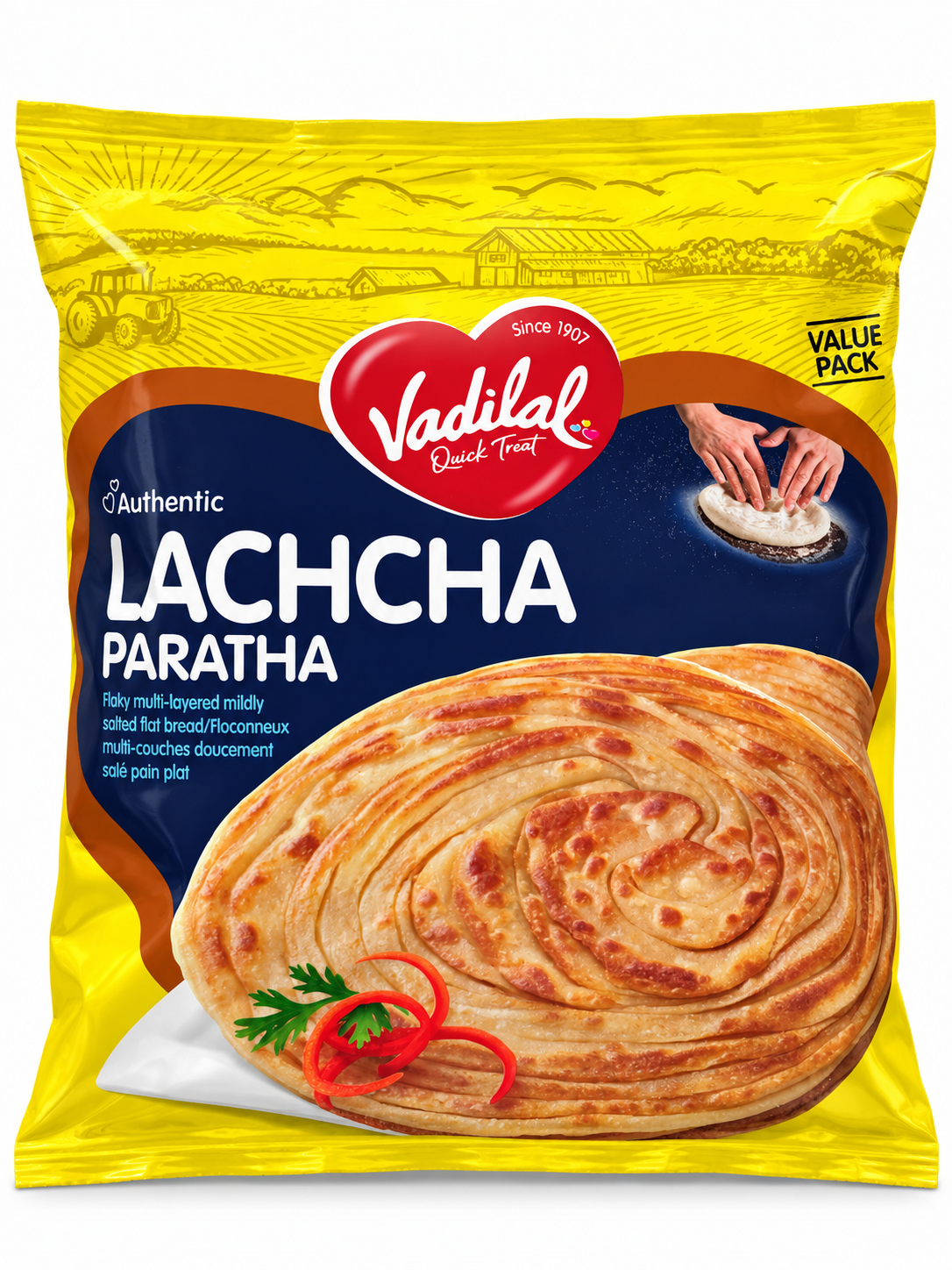 Vadilal Lachchha Paratha
