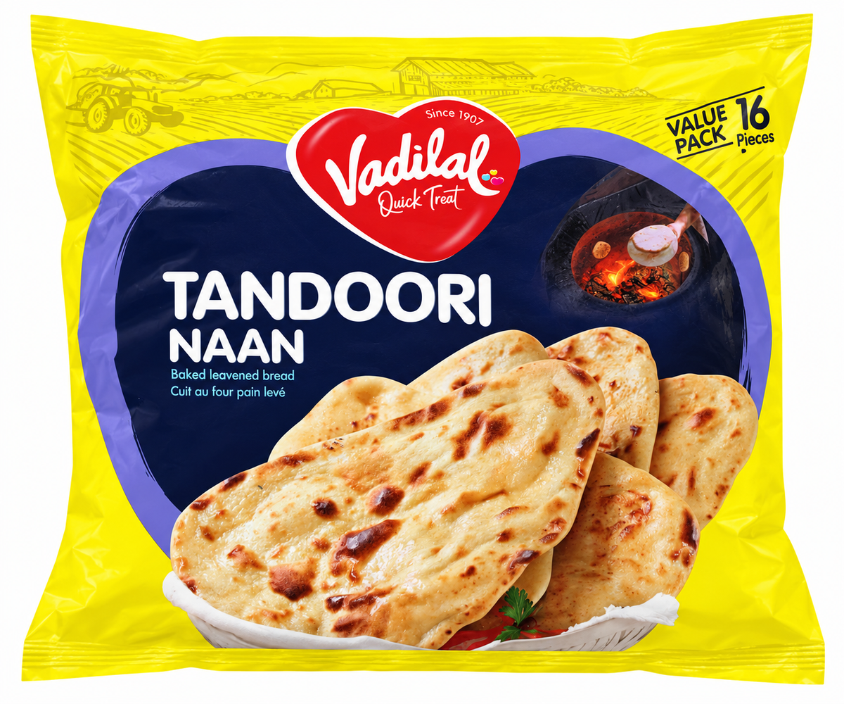 Vadilal Tandoori Naan 16 pieces